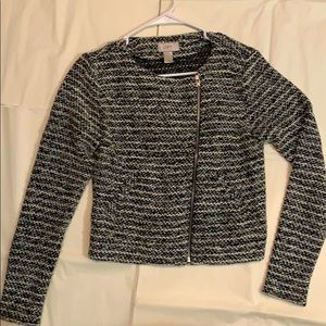 Loft Women’s Zip Up Aviator Jacket